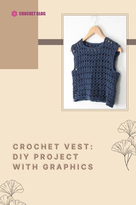 Crochet Vest Ideas Crochet Vest Tutorial, Easy Crochet Vest, Crochet Sweater Vest Beginner, Crochet Sweater Vest Pattern Free, V Neck Crochet Vest Pattern, Summer Blouse Designs, Sleeveless Knit Crochet Sweater Vest, Crochet. Women Vest, Crochet Vest Outfit