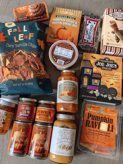 Trader Joe’s Fall Foods: Hits and Misses – Southern Curls & Pearls Fall Snacks, Fall Foods, Pumpkin Spice Season, Gluten Free Pumpkin, Baking Mix, Fall Treats, Fall Inspo, Pumpkin Chocolate, Trader Joe’s