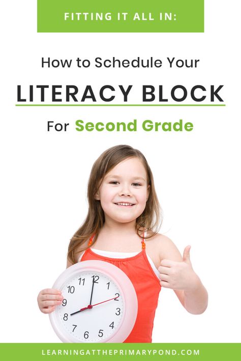 Fitting It All In: How to Schedule Your Literacy Block for Second Grade - Learning at the Primary Pond Literacy Coaching, Teaching Second Grade, Balanced Literacy, 2nd Grade Ela, Reading Logs, Literacy Lessons, 2nd Grade Classroom, 2nd Grade Reading, Jell O