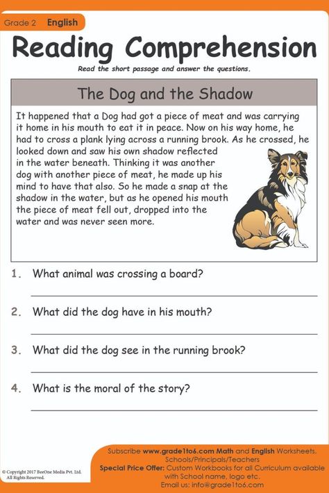 Reading Comprehension For Grade 2, Comprehension For Grade 2, Reading Comprehension Passages Free, English Worksheets For Grade 1, Unseen Passage, Grade 2 English, Worksheets For Grade 2, 2nd Grade Reading Worksheets, Worksheets For Grade 1