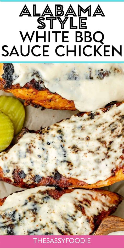 Alabama White Bbq Sauce Chicken, White Bbq Sauce Chicken, Bbq Chicken Rub, Alabama White Bbq Sauce, Sauce For Grilled Chicken, Chicken White Sauce, Barbecue Sauce Chicken, Dipping Sauces For Chicken, Homemade Bbq Sauce Recipe