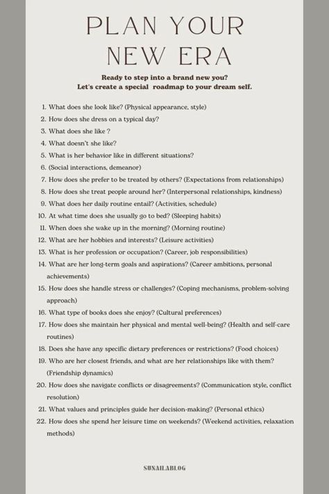 ✨ Plan Your New Era ✨ Ready to step into a new chapter of your life? It's time to plan your glow-up journey with That Girl! From setting goals to revamping your daily routine, start fresh with intention and style. 🌸 Let's make this your best era yet! #PlanYourNewEra #GlowUp #FreshStart #LifeGoals #NewBeginnings Plan Your New Era, Interpersonal Relationship, Treat People, Social Interaction, New You, Self Improvement Tips, Setting Goals, New Chapter, Life Goals