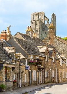 Britain Landscape, Countryside Scenery, Corfe Castle, Uk Trip, Dorset England, English Castles, West England, Beautiful Countryside, English Village