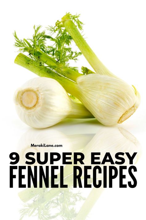 9 Easy Fennel Recipes for Digestion and Weight Management | Fennel offers so many health benefits - it's rich in nutrients, improves digestive health, relieves constipation, reduces acid reflux and heartburn, regulates blood sugar levels, and more. In this post, we share tips and hacks to help you learn how to cook with fennel, and we've also curated our best anti-inflammatory fennel recipes for weight loss. Fennel Root Recipes, Recipe With Fennel, Recipes Using Fennel Bulb, Fresh Fennel Recipes, How To Cook Fennel, How To Use Fennel, Recipes Using Fennel, What To Do With Fennel, Recipes With Fennel