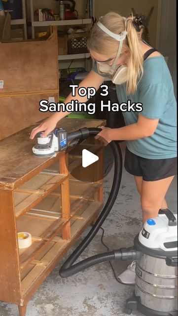 Abby Askew on Instagram: "These tips have saved me SO much time sanding and cleaning!

Comment “Link” to have these products sent to your inbox! 

#furnitureflipping #diy #sanding #refinishing" Sanding Furniture Tips, Sanding Furniture, Diy Sanding, Sanding Tools, Flipping Furniture, Sanding, How To Use, Tools, On Instagram