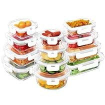 Freezer Meal Organization, Glass Lunch Containers, Glass Meal Prep Containers, Glass Meal Prep, Kitchen Decor Collections, Freezable Meals, Food Storage Container Set, Meal Prep Containers, Lunch Containers