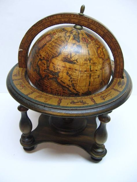 Antique Globe - Italy 1960's ...I'll design the whole library around it!