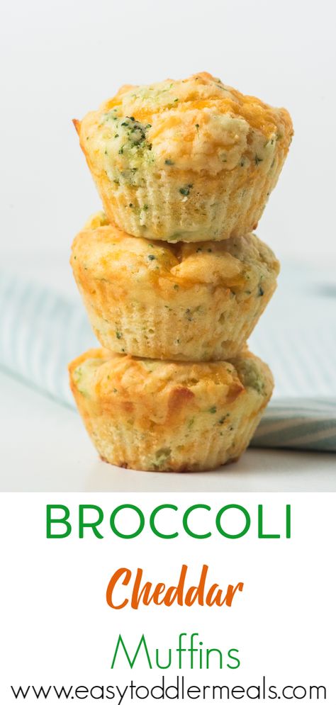 Move over sweet muffins, we have a new muffin in town. Filled with cheesy goodness and greens too it’s the perfect make ahead lunch box item for everyone! Trust me, your kids will LOVE them! #lunchbox #snack #lunch #kidapproved #savorymuffins #easytoddlermeals Broccoli Muffins, Make Ahead Lunch, Cheddar Muffins, Sweet Muffins, Diet Lunch, Easy Toddler Meals, Snack Lunch, Sweet Muffin, Savory Muffins