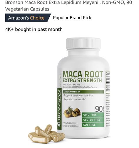 Maca Root Capsules, Maca Root Powder, Maca Root, Best Supplements, Reproductive Health, Good Health, Soy Free, Non Gmo, Vitamins And Minerals