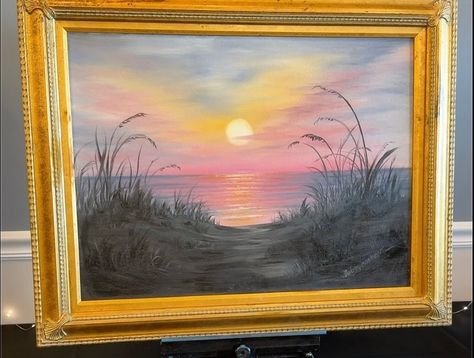 So sad to hear of the passing of an awesome lady, Audrey Golden. She was a Bob Ross teacher trainer and painted Ocean Sunrise on The Joy of Painting. I am honored I was able to meet her last year at the Bob birthday bash in New Smyrna. Check out episode 16 of the podcast to listen to her and Carolyn Saletto reminisce about Bob and teaching together after he passed. @bobross_thejoyofpainting #bobross #bobrossart #painting #joyofpainting #thejoyofpainting Podcast To Listen, Bob Ross Art, Ocean Sunrise, The Joy Of Painting, A Bob, Bob Ross, Birthday Bash, To Listen, Podcast