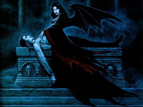 Joseph Vargo, Fantasy Surrealism, Arte Peculiar, Vampire Goth, Gothic Fantasy Art, Gothic Vampire, Vampire Art, Romance Art, Goth Art