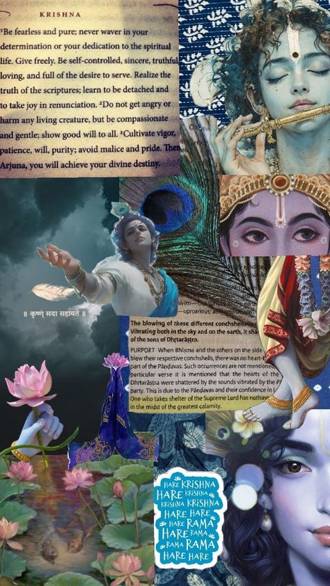 Discover the timeless wisdom of Lord Krishna 🌸✨
From the Bhagavad Gita’s teachings to the serene imagery of the divine, let these spiritual messages guide your path toward peace, compassion, and inner strength. 🌿💫 
Surrender to the supreme and embrace the essence of love and purity. 

#KrishnaQuotes #BhagavadGitaWisdom #SpiritualInspiration #HareKrishna #KrishnaArt #InnerPeace #DivineGuidance #VedicPhilosophy #LordKrishna #BhaktiYoga #IndianSpirituality #SoulHealing #SpiritualJourney Indian Spirituality, The Bhagavad Gita, Bhakti Yoga, Soul Healing, Spiritual Messages, Krishna Quotes, Bhagavad Gita, Krishna Art, The Supreme