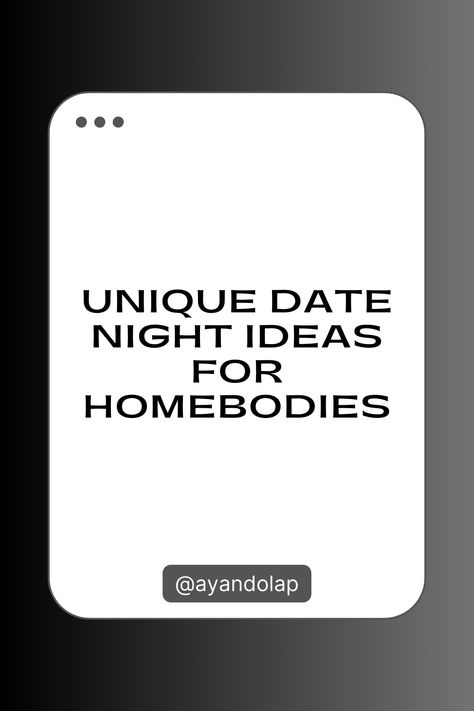 Unique Date Night Ideas for Homebodies Unique Date Night Ideas, First Date Tips, Dating Ideas, Date Night Ideas, Date Ideas, Night Ideas, First Date, Dating Tips, Relationship Tips