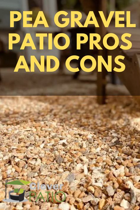 7 Pea Gravel Patio Pros and Cons Laying Down Pea Gravel, Compacted Gravel Patio, Pea Pebbles Landscaping Ideas, Pea Gravel Garden Beds, Epoxy Gravel Patio, Concrete And Pea Gravel Patio, Pee Gravel Landscaping, Slab And Gravel Patio, How To Make A Pea Gravel Patio