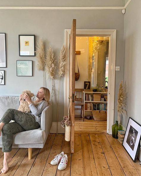 Dee Campling on Instagram: “[AD*]Part 3 of of series of photos I took myself with a tripod on New Year’s Day entitled ‘Hungover with Dog’. Do not zoom in on my face -…” Future House Living Room, Home Moodboard, New Year’s Day, House Living Room, Tripod, Future House, Home Living Room, My Future, Oversized Mirror