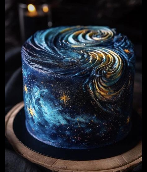 Celestial Birthday Cake, Eclipse Party, Galaxy Cake, Birthday Cake Decorating Ideas, Cake Decorating Ideas, Celestial Wedding, Simple Birthday, Creative Birthday Cakes, Creative Birthday