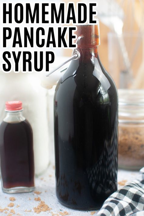 This easy Homemade Maple Syrup is perfect for all your breakfast foods, and can be prepared in under 20 minutes! Homemade Maple Syrup Easy, Pumpkin Granola Recipe, Homemade Pancake Syrup, Pancake Syrup Recipe, Maple Syrup Recipe, Pumpkin Butterscotch, Homemade Maple Syrup, Homemade Pancake Mix, Pumpkin Granola