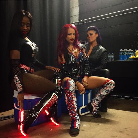 Team BAD Wwe Naomi, Wwe Backstage, Naomi Wwe, Tamina Snuka, Wwe Sasha Banks, Wwe Tag Teams, Mercedes Mone, Mercedes Varnado, The Bella Twins