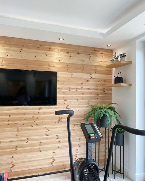 Home Gym Decor: 10 Ideas to Consider | The Family Handyman Workout Room Wall Ideas, Home Gym Styling, Loft Gym Ideas, Cozy Gym Room, Home Gym Wall Color Ideas, At Home Workout Room Ideas, Workout Room Ideas Home Bedroom, Home Gym Spa, Home Gym Lighting Ideas