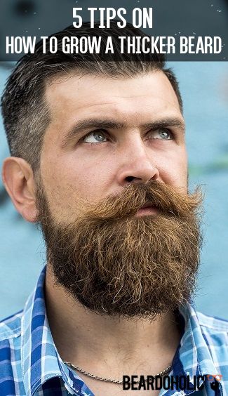 5 Tips on How to Grow a Thicker Beard From beardoholic.com Beard Growth Tips, Diy Beard, Trimming Your Beard, Beard Tips, Man With A Beard, Beard Rules, Thick Beard, Perfect Beard, Beard Hairstyle