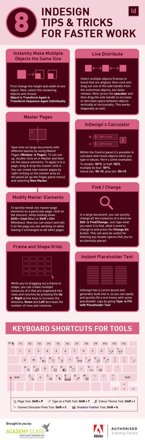 8 InDesign Tips And Tricks For Faster Work #Infographic Indesign Tips, Adobe Indesign Tutorials, Work Infographic, Design De Configuration, Indesign Tutorials, Adobe Tutorials, Graphisches Design, Design Blogs, Learning Graphic Design