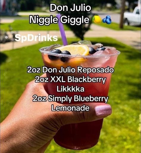 Don Julio Mixed Drinks, Don Julio Reposado Drinks Recipes, Don Julio Drinks Recipes, Game Night Drinks, Don Julio Reposado, Fun Halloween Drinks, Bartender Drinks Recipes, Fruity Alcohol Drinks, Alcoholic Punch Recipes