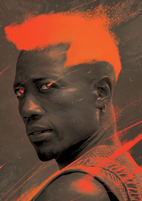 Demolition Man, Wesley Snipes, Phoenix Art, New Scientist, Keys Art, Science Fiction Art, Limited Edition Art Print, Pulp Fiction, Movie Art