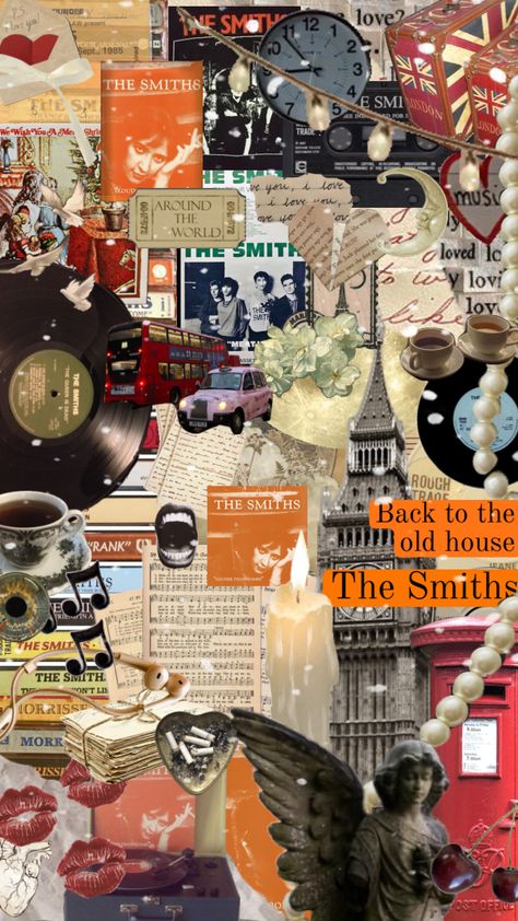 My shuffle for your comp @fstrnu, the song is back to the old house by the Smiths. I hope you like it! Back To The Old House, I Love La, Charming Man, The Smiths, Home Wallpaper, Vintage Wallpaper, Aesthetic Backgrounds, Create Collage, The Song