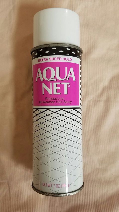 Vintage Aqua Net Hair Spray Aqua Net, Retro Packaging, Neat Gadgets, Aqua Nails, 80s Hair, Retro Beauty, Vintage Cosmetics, Hair Spray, Spray Can