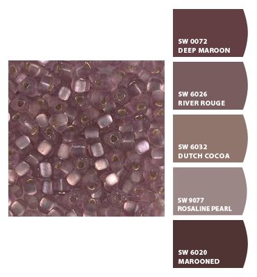 Paint colors from ColorSnap by Sherwin-Williams Sw River Rouge, Dutch Cocoa Sherwin Williams, Dutch Cocoa, Primary Bedroom, Pretty Room, Sherwin Williams, Color Themes, Paint Colors, Cottage