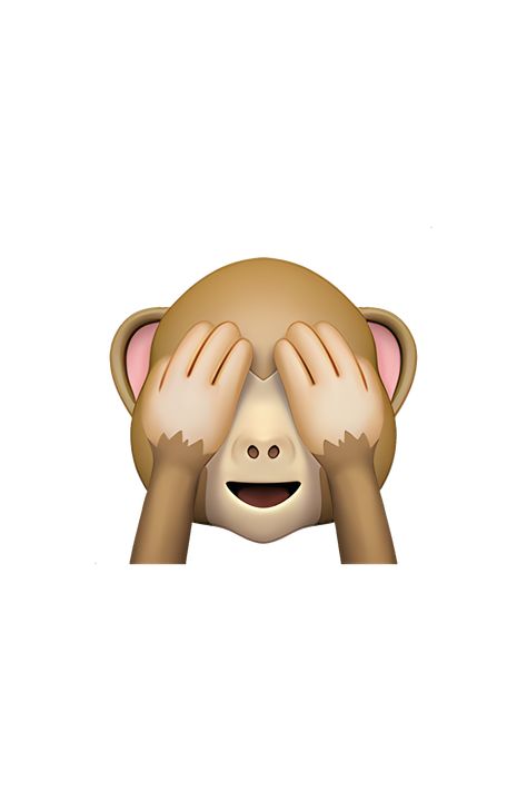 The 🙈 See-No-Evil Monkey emoji depicts a monkey with its hands covering its eyes. The monkey's face is round and brown, with a small nose and mouth. Its eyes are closed and its hands are placed over them, with the fingers slightly spread apart. The monkey's ears are visible on top of its head, and it has a short tail. The overall expression of the emoji is one of embarrassment or shyness. Phone Emoji Png, Emoji Monkey, No Emoji, Emoji Ip, Middle Finger Emoji, Iphone Png, Phone Emoji, Emojis Iphone, Apple Emojis