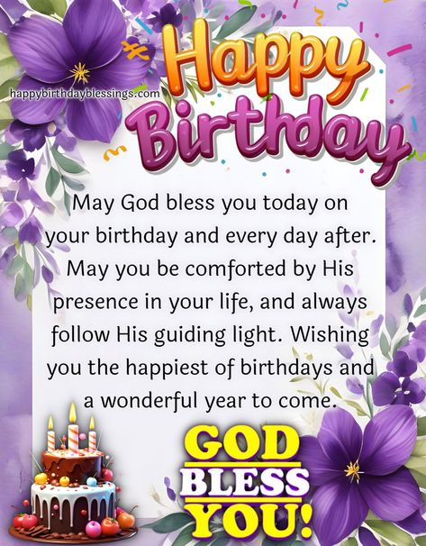 Happy Birthday images with beautiful Wishes, Greetings & Quotes Spiritual Birthday Wishes, Happy Blessed Birthday, Happy Birthday Prayer, Happy Birthday Gif Images, Special Happy Birthday Wishes, Birthday Celebration Quotes, Wish Happy Birthday, Happy Birthday Niece, Happy Birthday Wishes Pics