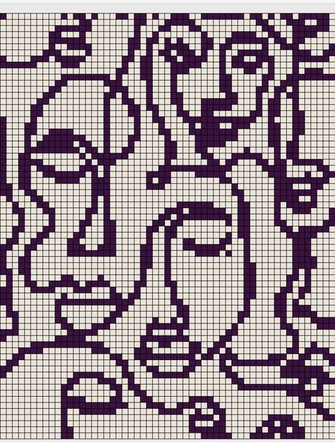 Crochet Abstract Patterns, Knitting Graphs, Crochet Grid, Grid Patterns, Graph Crochet, Mode Crochet, Pixel Crochet, Tapestry Crochet Patterns, Mosaic Ideas