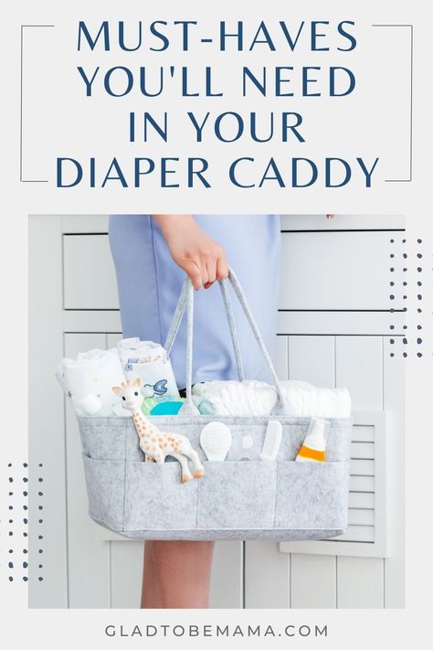 What To Put In A Diaper Caddy: The Ultimate Guide | Glad To Be Mama Diaper Caddy Cart, Diaper Changing Station Organization, Diaper Station, Car Caddy, Diaper Storage, Diaper Changing Station, Diaper Organization, Cart Ideas, Newborn Baby Tips