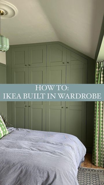 Ikea Built In Wardrobe, Ikea Hacks Bedroom Storage, Ikea Built In Wardrobes, Diy Built In Wardrobes, Wisteria Cottage, Ikea Wardrobe Hack, Ikea Closet Hack, Ikea Hack Bedroom, Ikea Eket