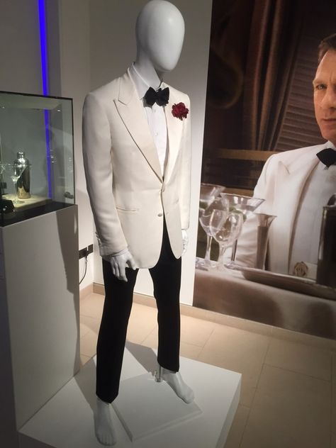 James Bond White Suit, James Bond White Tuxedo, James Bond Tuxedo, James Bond Wedding, James Bond Suit, Reception Suits, Bond Suits, Bond Style, Custom Tuxedo