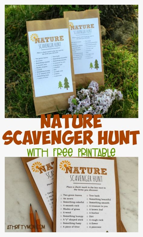 Camping Scavenger Hunts, Nature Scavenger Hunt, Nature Hunt, Printable Recipes, Scavenger Hunt For Kids, Backyard Camping, Camping Party, Recipe For Mom, Backyards