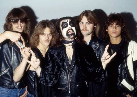 Mercyful Fate, King Diamond, John Cage, Heavy Metal Art, Metal Albums, Band Photos, Heavy Metal Bands, Thrash Metal, Black Sabbath