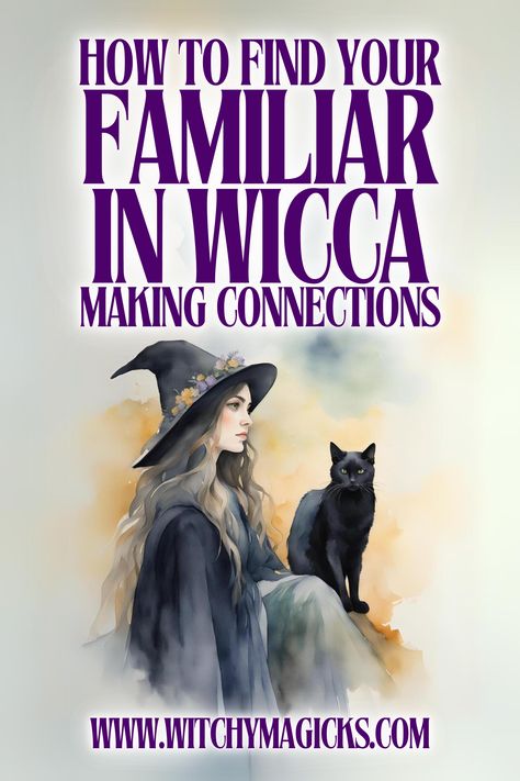 Embark on a spiritual journey to discover your familiar in Wicca. Learn how to make deep connections with the animal spirit that will guide and support your magical practice. Let your familiar become a powerful ally in your Wiccan path.

#Wicca #Familiar #Witchcraft #SpiritualConnections #AnimalGuides #WitchyVibes #MagicalPractice #SpiritualJourney #WitchyWisdom #WiccanMagic #WiccaFamilliar #Wiccan #Connections #WitchyMagicks What Is A Familiar, How To Find Your Familiar, Familiars Witchcraft, Witch Familiar Animals, Find Your Familiar, Familiar Witchcraft, Witch Familiar, Cat Familiar, Totem Animals