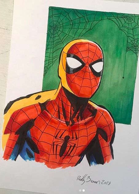 jack's web🕸️ on Twitter: "art by Reilly Brown… " Spider Man Marker Drawing, Spiderman Posca Art, Spiderman Ink Drawing, Spider Man Posca Art, Spiderman Marker Drawing, Spiderman Comic Art Sketch, Spiderman Sketchbook, Spiderman Drawings, Spider Man Sketch