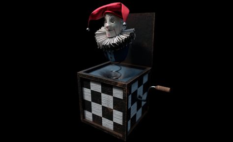 ArtStation - 3D Jack in the box Jack In The Box Toy, Tadc Oc, Hippity Hoppity, Reference Art, Substance Painter, Monster Dolls, Jack In The Box, 3d Artwork, Oc Ideas