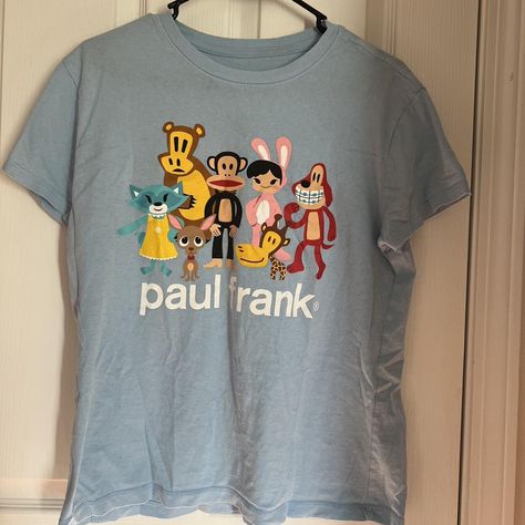 Paul Frank t shirt Size medium in women’s - Depop Paul Frank Aesthetic, Paul Frank Sweatpants, Paul Frank Accessories, Paul Frank Tank Top, Paul Frank Tshirt, Fashion 2000s, Paul Frank, Costume Design, Cool T Shirts