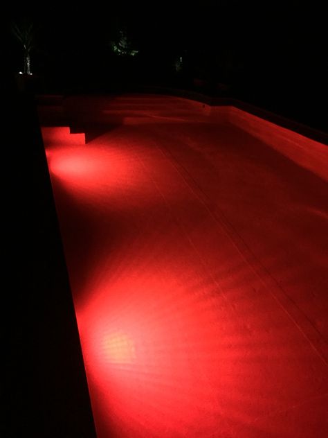 Red Pool Aesthetic, Red Swimming Pool, F1 Miami, Red Pool, Pool Movie, Red Interior Design, Pool Drawing, Underground Pool, Pool At Night