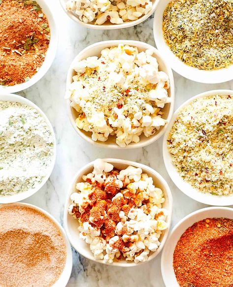 Popcorn Seasoning Popcorn Seasoning Ideas, Healthy Popcorn Seasoning, Popcorn Flavoring, Sweet Popcorn Seasoning, Spicy Popcorn Seasoning, Diy Popcorn Seasoning, Homemade Popcorn Seasoning Recipes, Homemade Popcorn Seasoning, Popcorn Seasoning Recipes