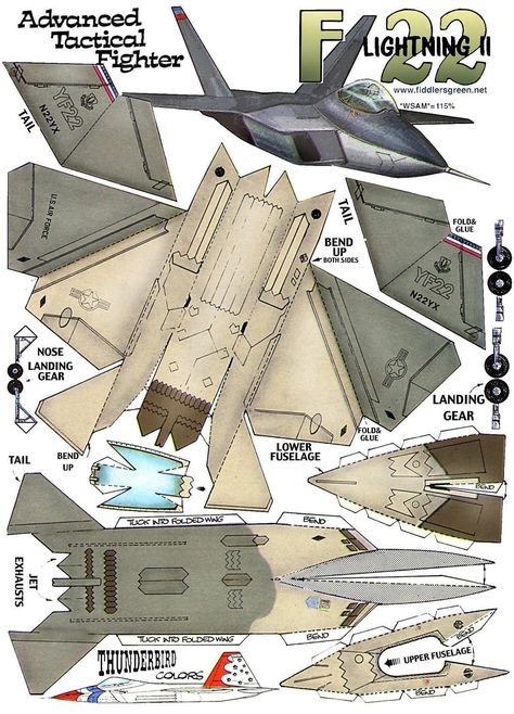 Plane Papercraft 6f182ac D378aaebcb9a A0 1 2001 667 Pixels Paper Airplane Template, Paper Model Car, Paper Airplane Models, Airplane Crafts, Paper Aircraft, Free Paper Models, Paper Car, F22 Raptor, Papercraft Printable