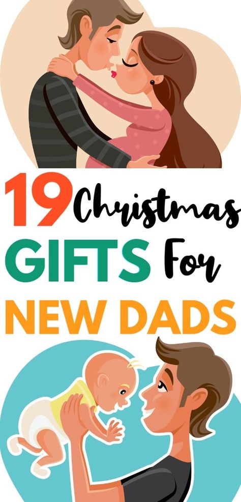 Gift ideas for dads! From Christmas gift ideas for new dads or finding the perfect present for dad-to-be, this list has amazing ideas for gifts that he will actually WANT and LOVE. Christmas gifts for dads or soon-to-be dads! Dads First Christmas, Gifts For Expecting Dads, Christmas Presents For Dad, Mom Dad Baby, Pregnant Baby, Gifts For Dads, Parents Christmas, Diy Gifts For Dad, Toddler Christmas Gifts