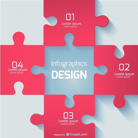 Red puzzle pieces | Premium Vector #Freepik #vector #puzzle-infographic #infographic #information-graphic #infographic-layout Puzzle Infographic Design, Tutoring Flyer, Puzzle Graphic, App Design Layout, Letterhead Business, Puzzle Template, Free Puzzles, Info Graphics, Vector Graphics Design