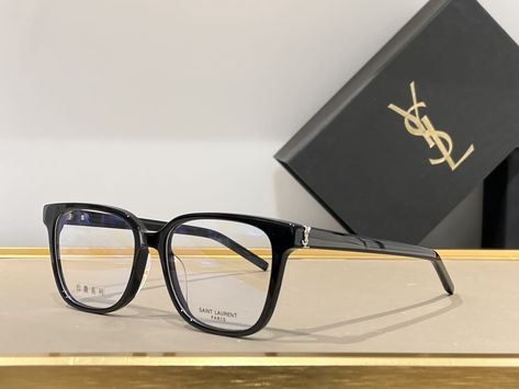 Elegant Glasses Frames, Ysl Glasses Frames, Ysl Eyeglasses, Ysl Glasses, Unique Glasses Frames, Cute Chill Outfits, Glasses Inspiration, Clear Glasses Frames, Glasses Trends