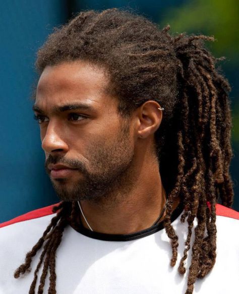 Dustin Brown, Dreadlock Hairstyles For Men, Curls Hair, Super Hair, Curl Styles, Dreadlock Hairstyles, Creative Hairstyles, Rafael Nadal, Locs Hairstyles