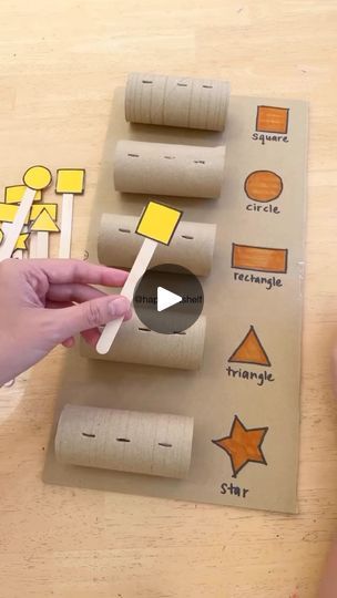 30 reactions | What an awesome way to teach the little ones shape recognition 🤩

 🎥: @happytotshelf

Getting started homeschooling can be scary! That’s why we’ve made our Homeschool Starter Pack available to you for FREE at the link in our bio 🚀 | Parent Powered Learning 🧡 | homeschoolacademypub · Original audio Shape Activities Kindergarten, Triangles Activities, Shape Sorting Activities, Preschool Creative Art, Shape Matching Game, Shape Sort, Sorting Games, Shape Games, Shapes Preschool